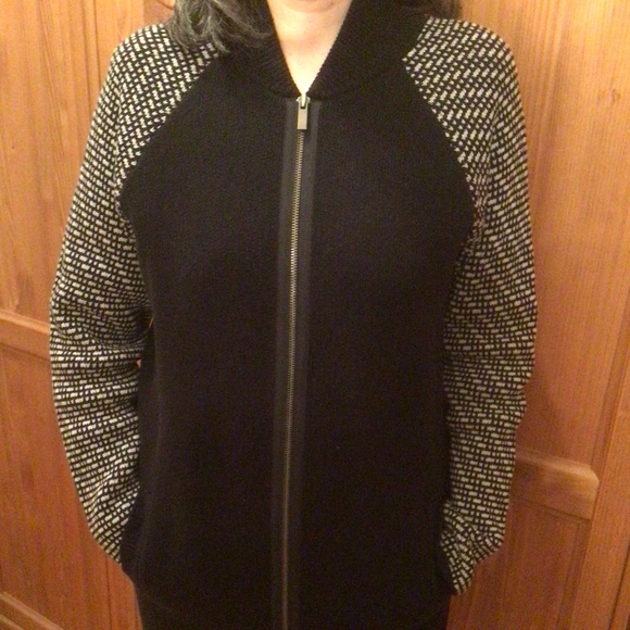 Women’s long knit jacket, BENETTON - Picture 1 of 6